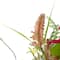 Northlight; 21" Pink Spring Floral Foliage & Berry Twig Wreath; Category:Spring Floral Wreaths; Image:5